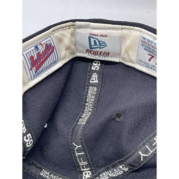 New York Yankees 1999 World Series Patch New Era 59Fifty fitted hat cap 7 1/8 - Picture 7 of 8